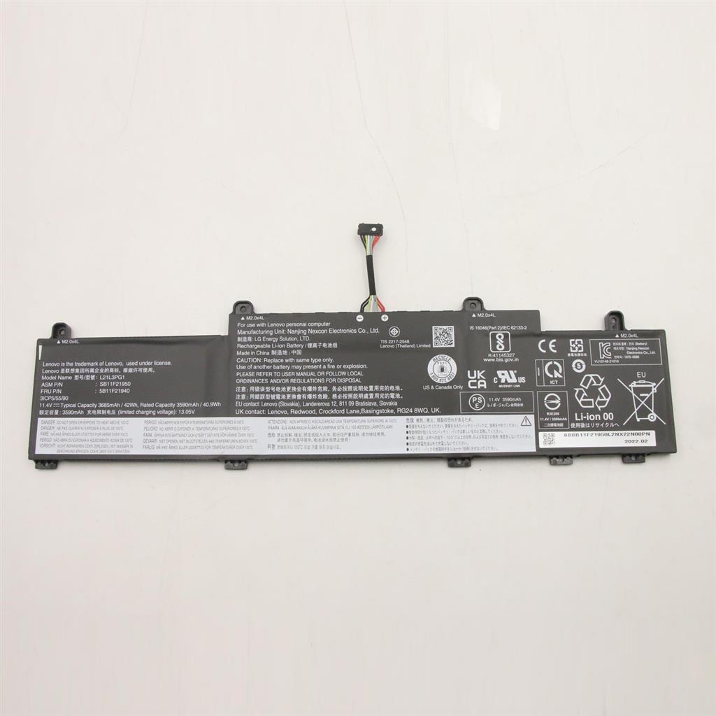 Notebook Battery for Lenovo ThinkPad L14 Gen 3 L15 Gen 3 L21L3PG1 11.4V 42Wh