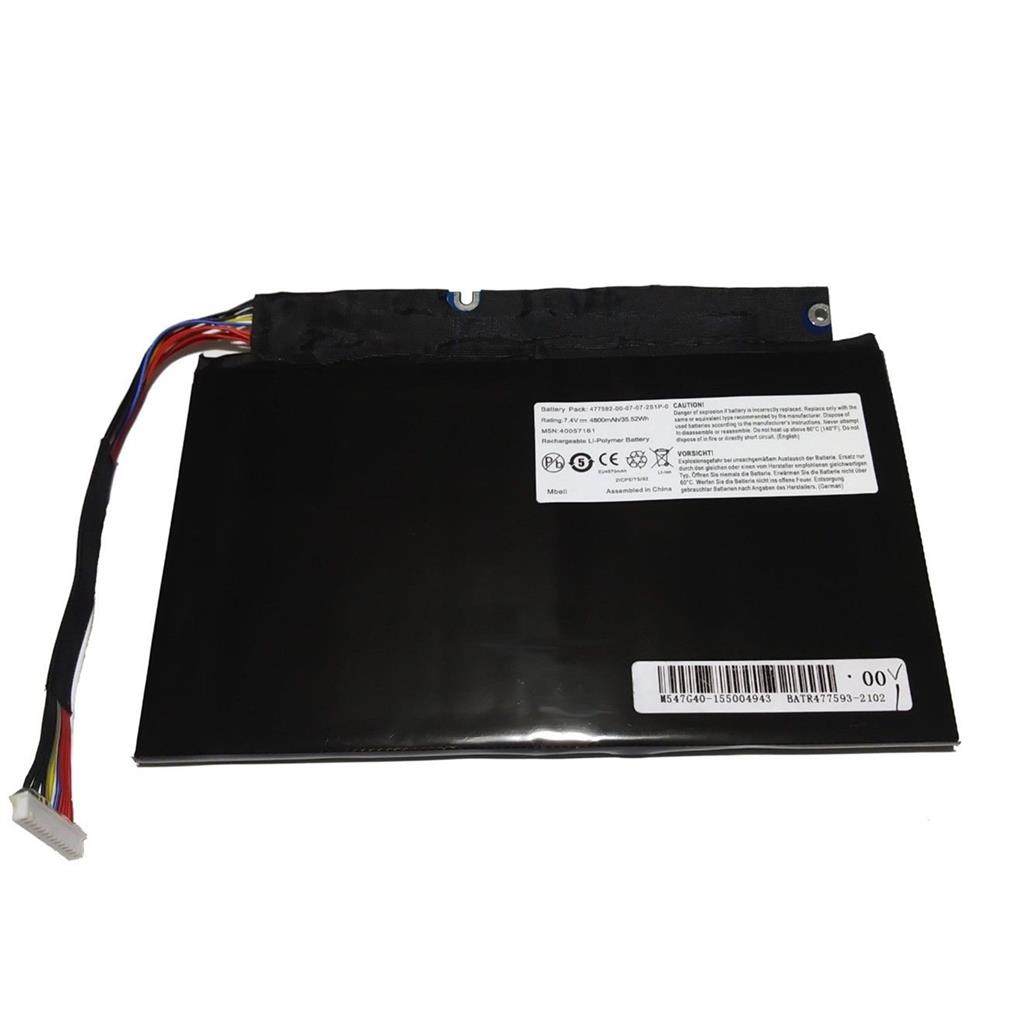 Notebook battery for Medion Akoya S6219 S4219 477592-00-07-07-2S1P-0  7.4V 35.52Wh