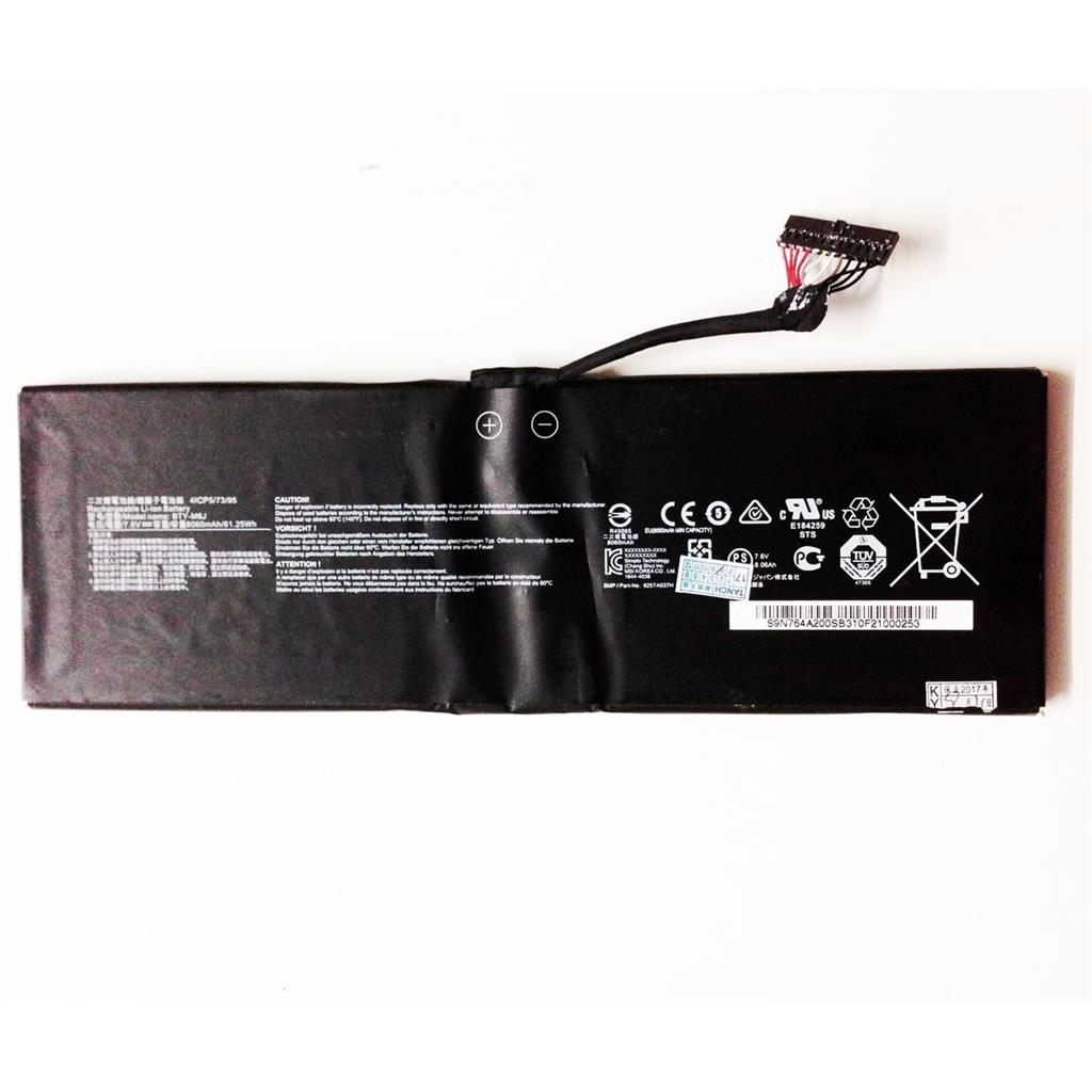 Notebook battery for MSI GS40 GS43 series BTY-M47 7.6V 8060mAh