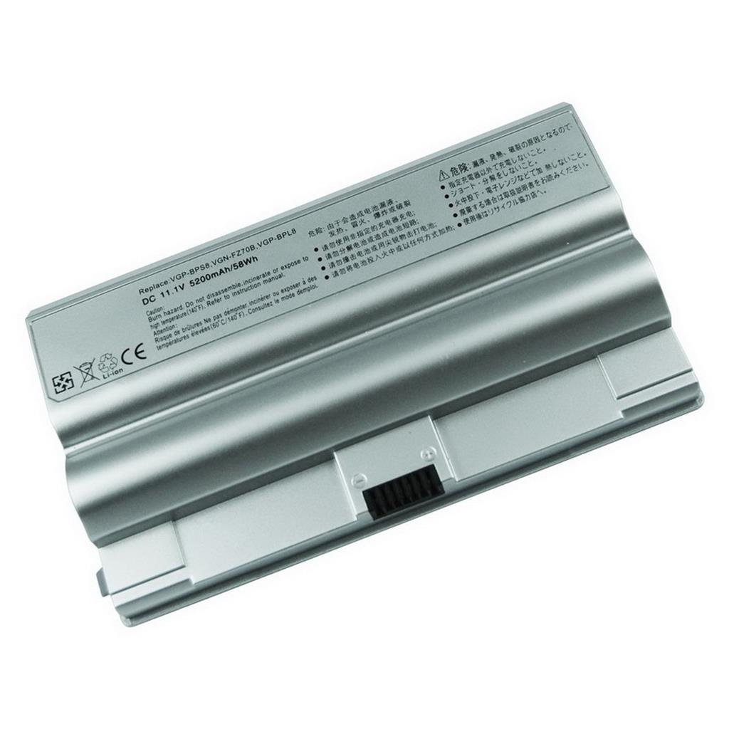Notebook battery for SONY VAIO VGN-FZ series  10.8V /11.1V 4400mAh OP=OP