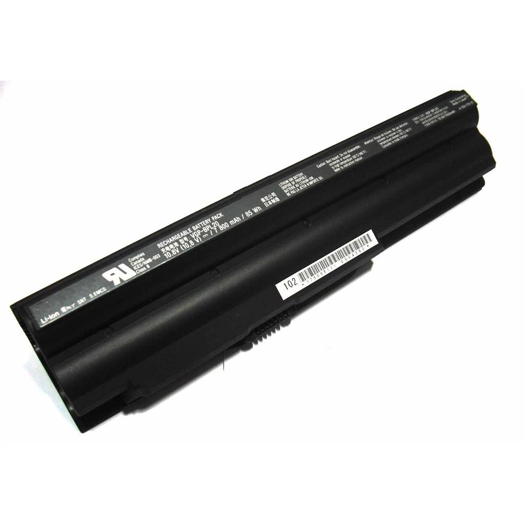 Notebook battery for Sony VAIO VPC-Z series  10.8V /11.1V 7800mAh