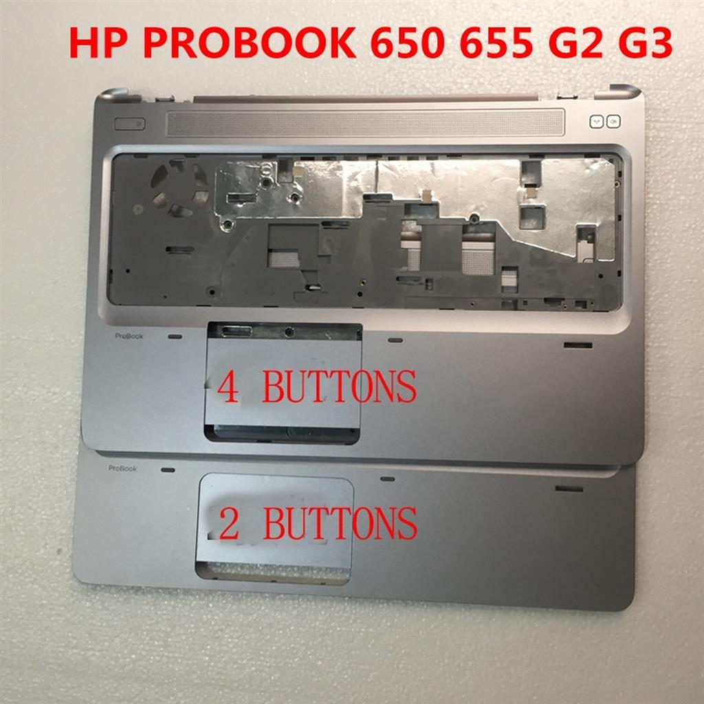 Notebook bezel Palmrest Cover for HP Probook 650 655 G2 G3 2 Buttons 840751-001