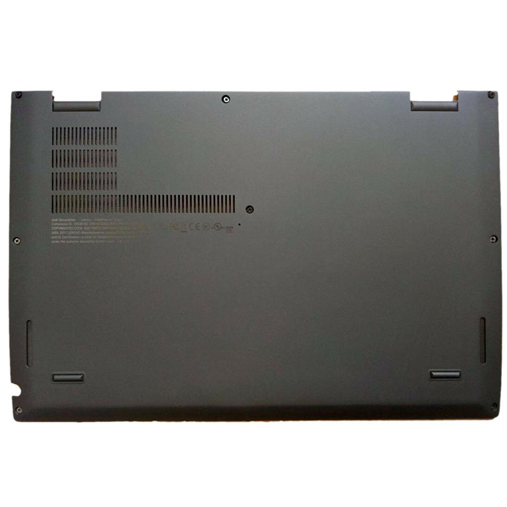 Lenovo Thinkpad X1 Yoga 2nd Gen Bottom Base Case Cover 01AY911 Black