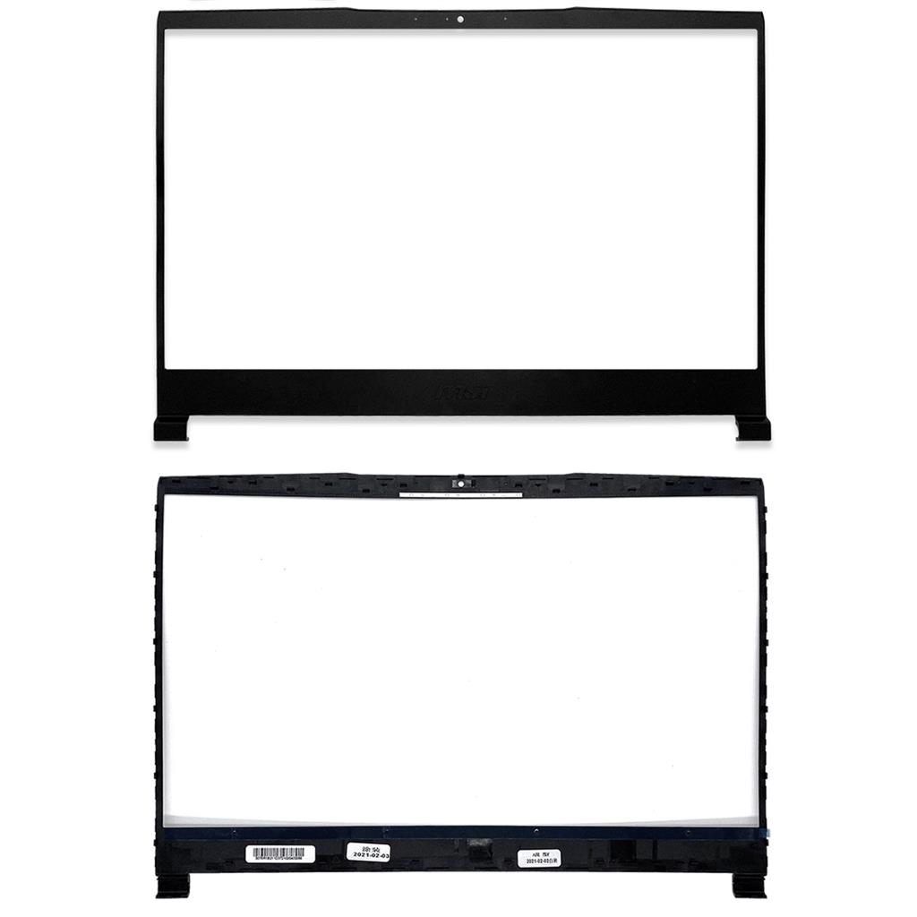 Notebook LCD Front Cover for MSI GF63 MS-16R4 MS-16R1 Black