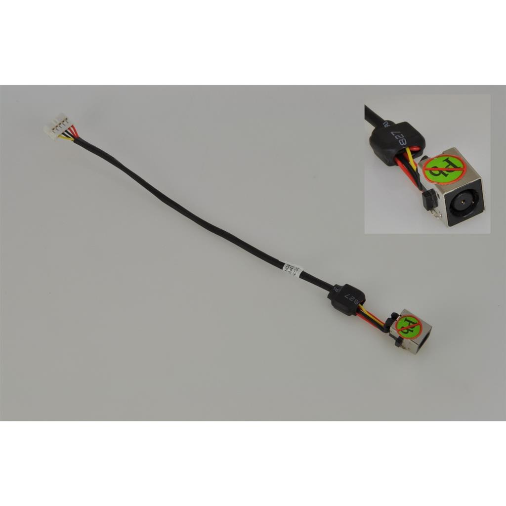 Notebook DC power jack harness for Dell Vostro 1710 1700