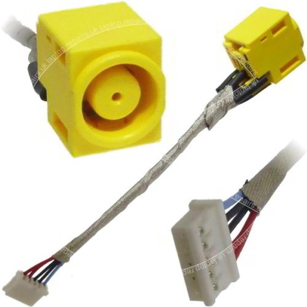 Notebook DC power jack for IBM /Lenovo ThinkPad X220 X230 with cable 04W1680