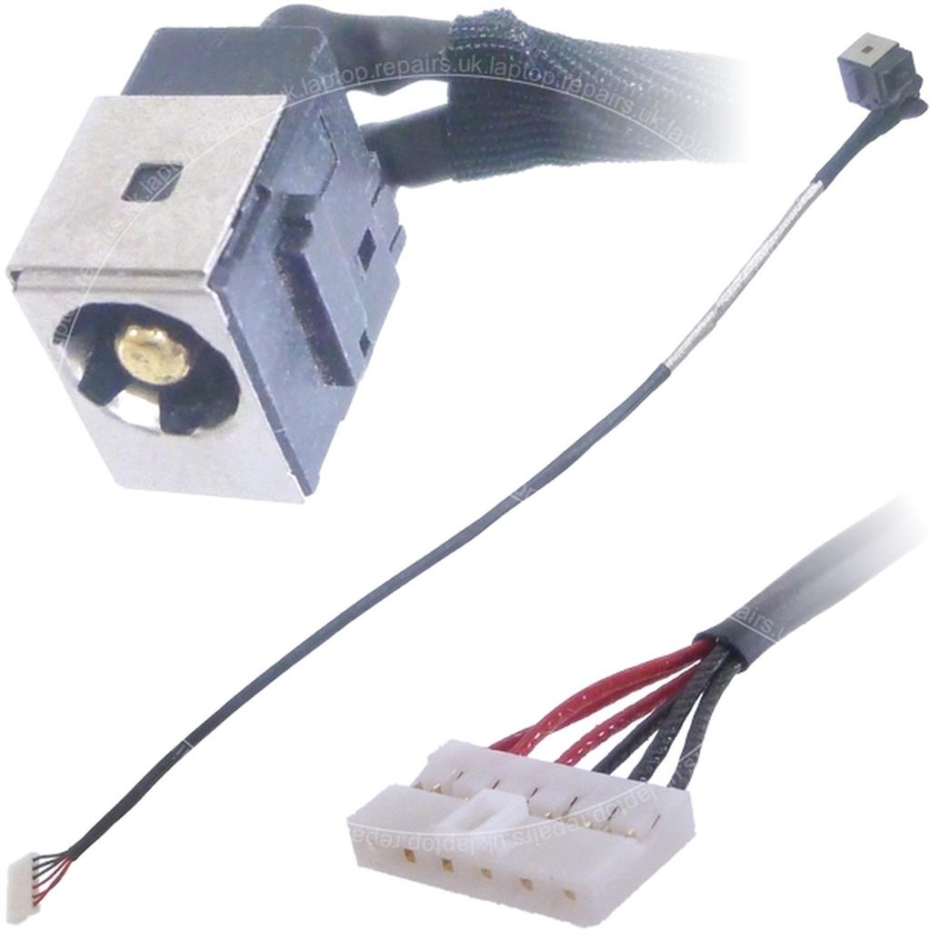 Notebook DC power jack for MSI GE70 GE60 A6400 with cable