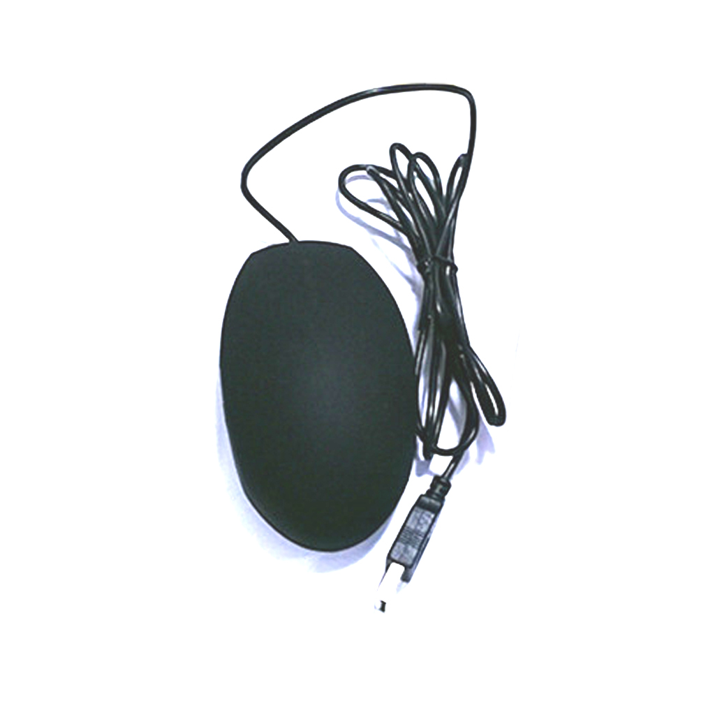 IP68 Waterproof 2.4G Wireless Silicone Medical Mouse, Black