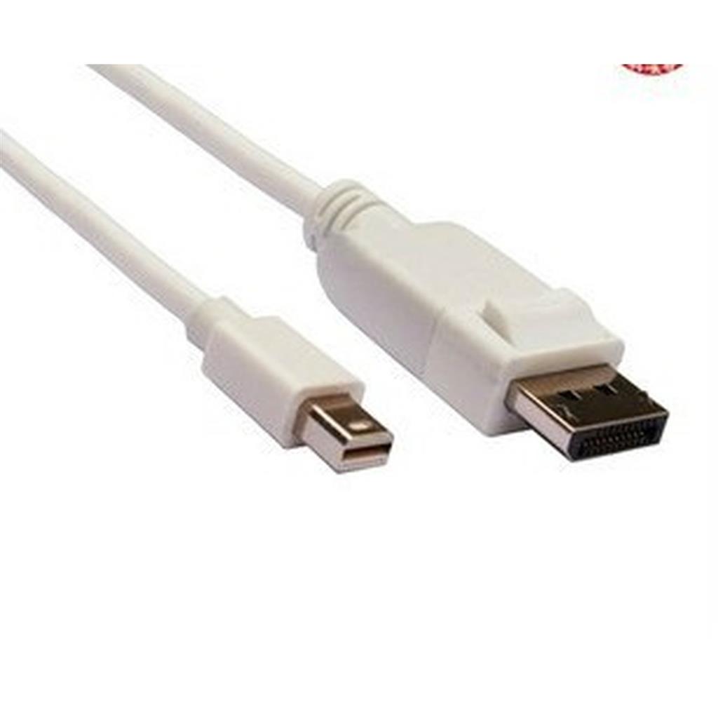 Mini DisplayPort Male to Displayport Male,1.8 meters