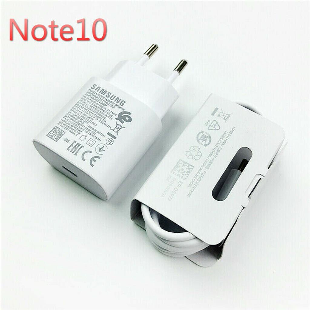 Original Samsung Charger EP-TA800 3A 25W incl. Data Cable USB TYP-C White