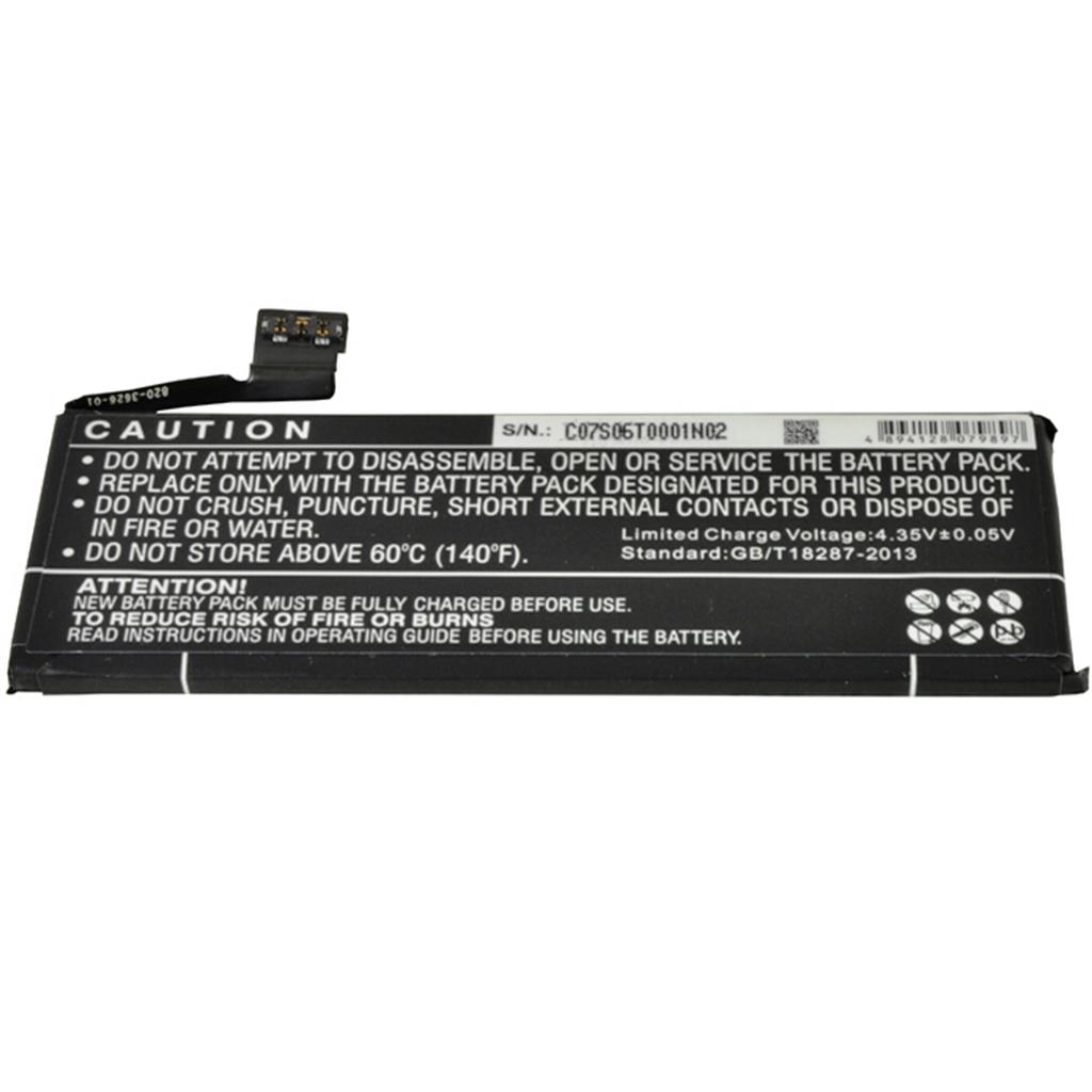 Replacement Battery for Apple iPhone 5S 616-0728 616-0720 5.92Whr Li-ion
