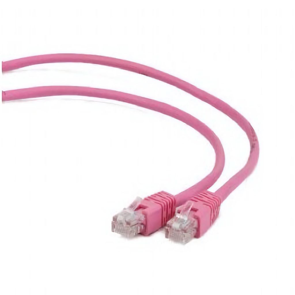 Cablexpert UTP CAT5e Patch Cable, pink, 0.5m