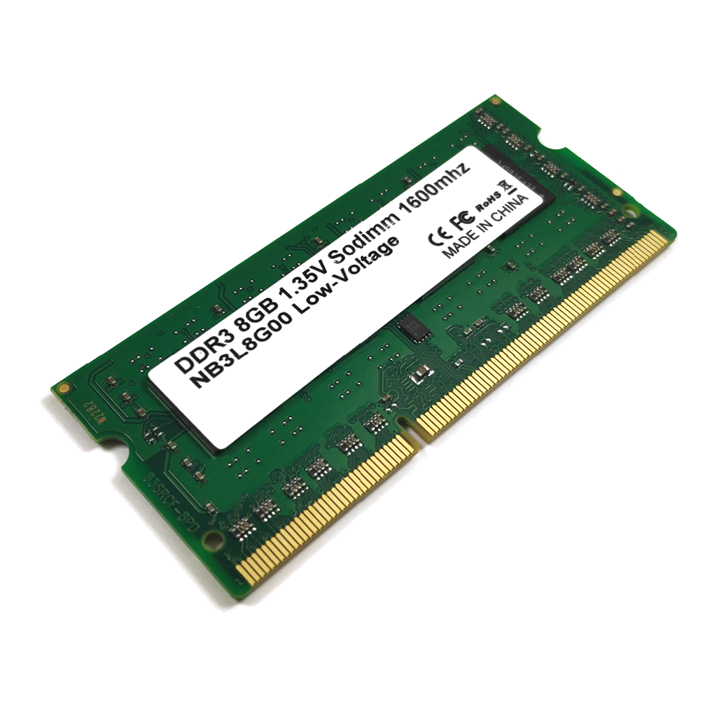 8GB DDR3L SODIMM (1600mhz), Low-Voltage for Laptop