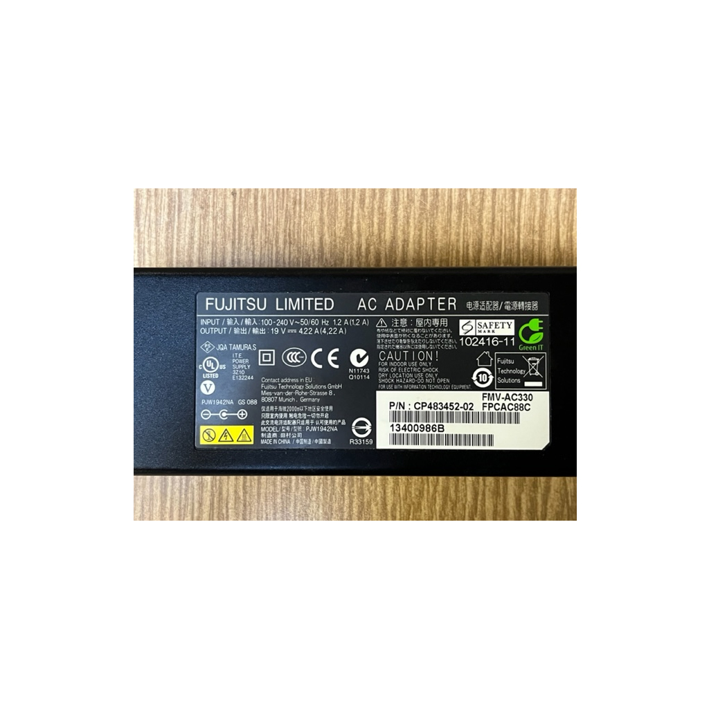 80W *Gebruikt* Original adapter charger for Fujitsu (19V 4.22A 5.5*2.5mm)