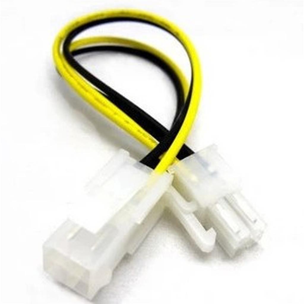 4Pin Power Supply P4 Extension Cable 12 Inch,P4 Female to P4 Male