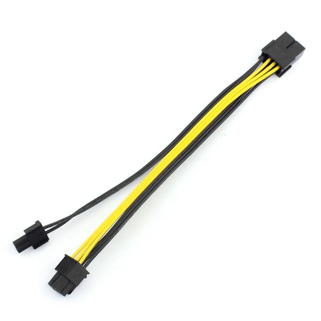 8Pin to 8(6+2)Pin Graphics Card Power Supply Extension Cable, Approx.20CM