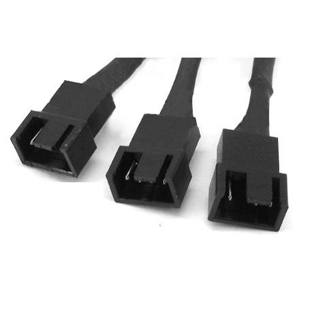 4pin to 1*4Pin and 2*3Pin PWM extender cable 4pin to 3 Ways Y Splitter Cable 26cm