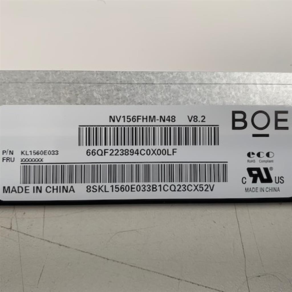 15.6" LED FHD IPS Notebook Matte display EDP 30 pin No Bracket Narrow 350mm