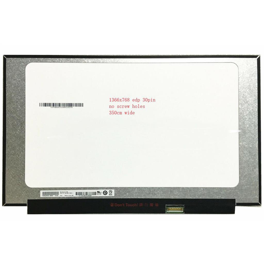 A+Klasse 15.6" LED WXGA 1366x768 EDP 30 Pins Notebook Matte Scherm slimline Narrow No Brackets