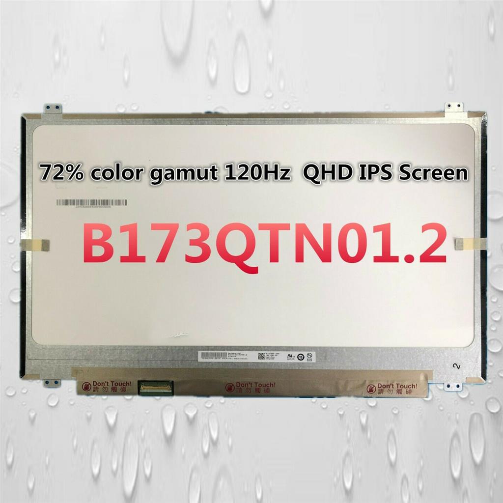 17.3" QHD IPS LED Matte 120HZ EDP 40 Pin Panel