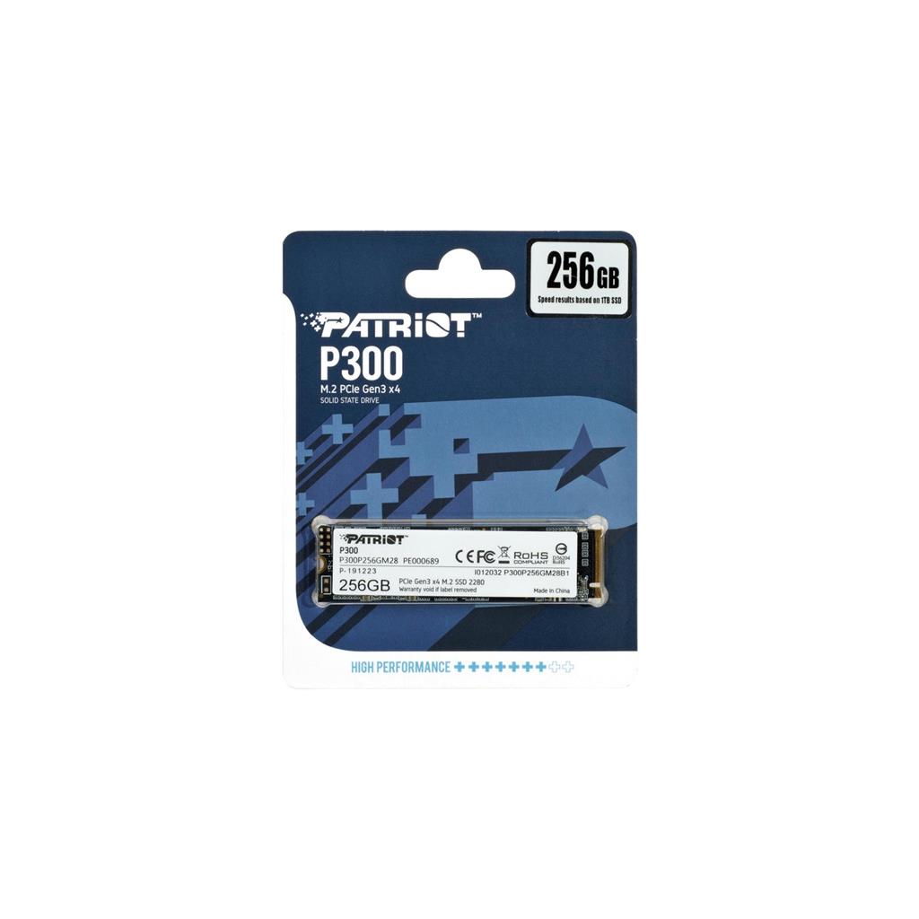 SSD Patriot P300 M.2 256GB NVME PCIe Gen3x4 2280