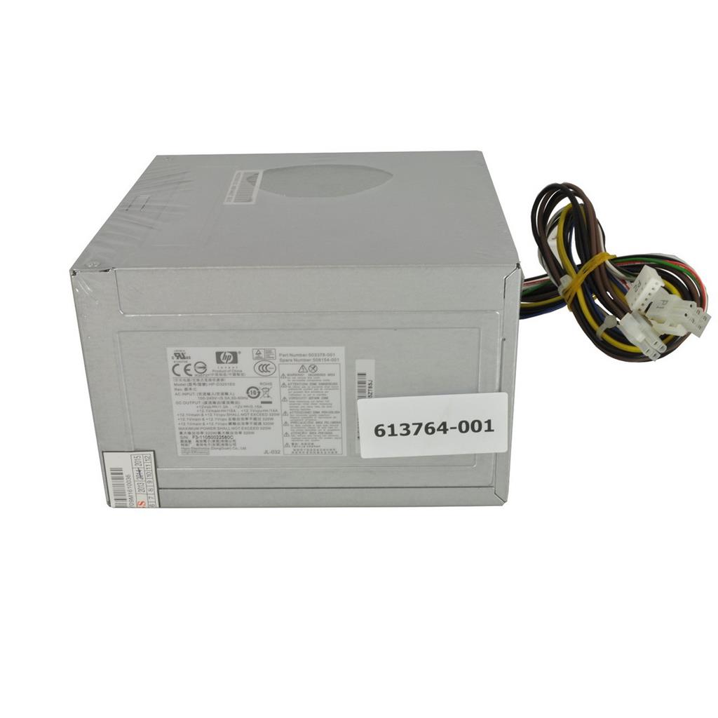 Power Supply HP Pro 6000 Elite 8000 series (P2- 4 Cable) D10-320P1A 320W  refurbished
