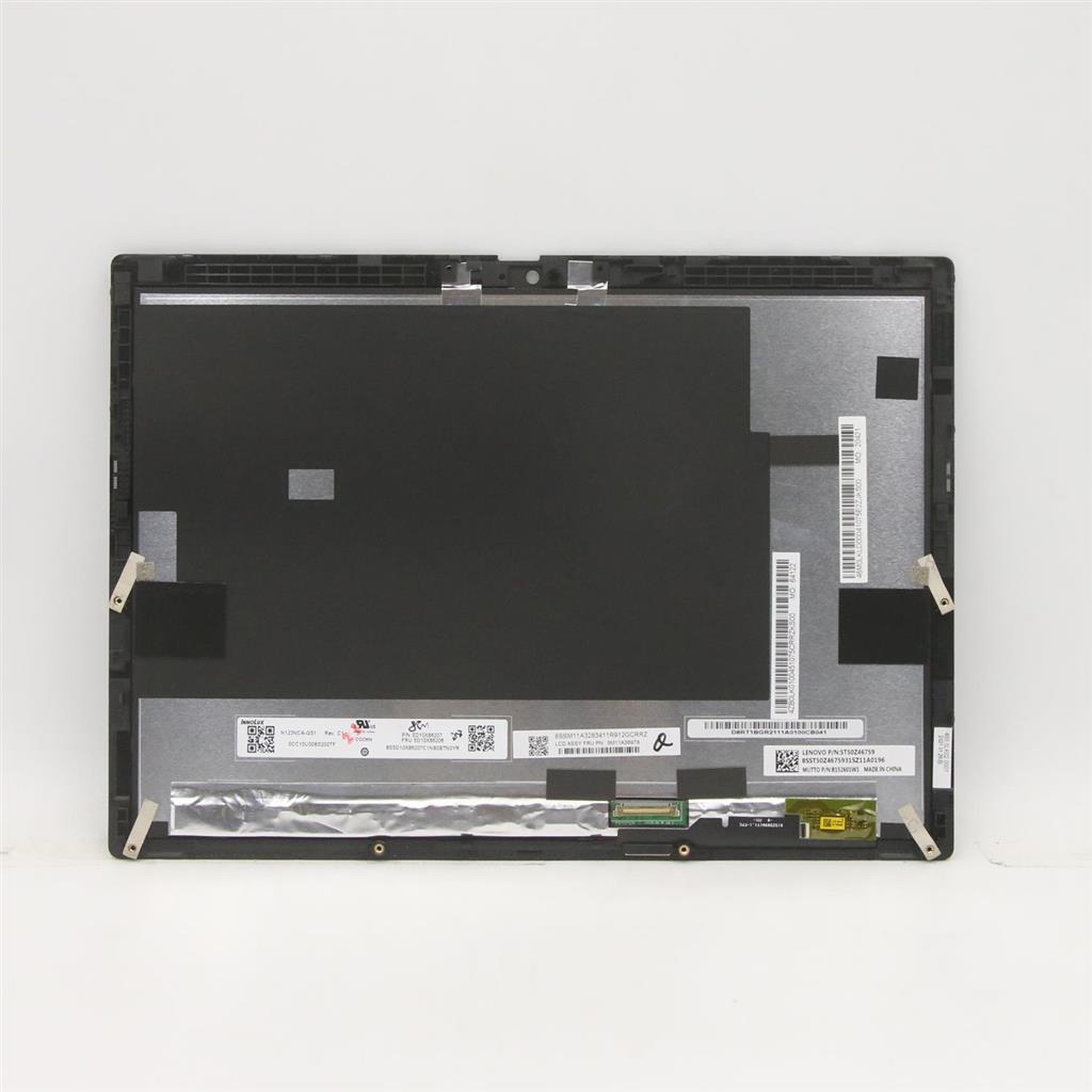 12.3" 1920X1280 Touch Screen+LCD Display assembly With Frame and Digitizer Board For ThinkPad X12 Detachable Gen 1 5M11A36978 5M11A36979