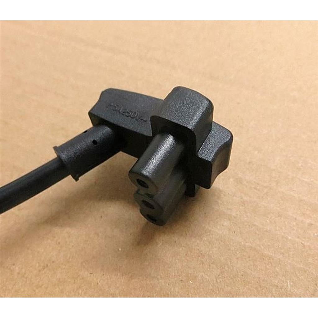 Compatible 3-Prong Flat/Straight Power Cable for Dell PA-10 & PA-12 & other AC adapters, 120CM