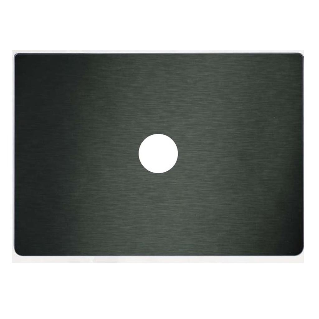 Notebook Skin for Dell Latitude E6520, A/C, Brushed Black (without fingerprint slot)