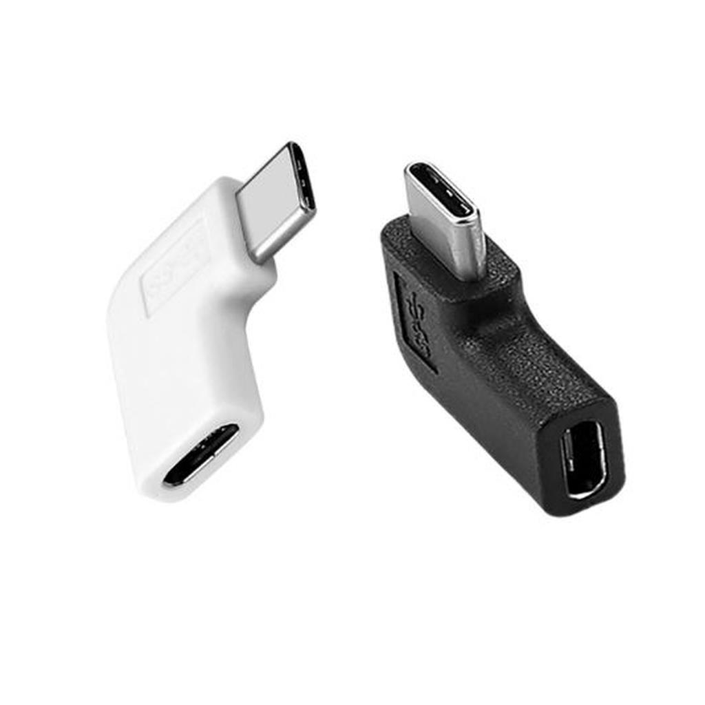 USB-C USB-C Male to Female adapter with 90° Angle