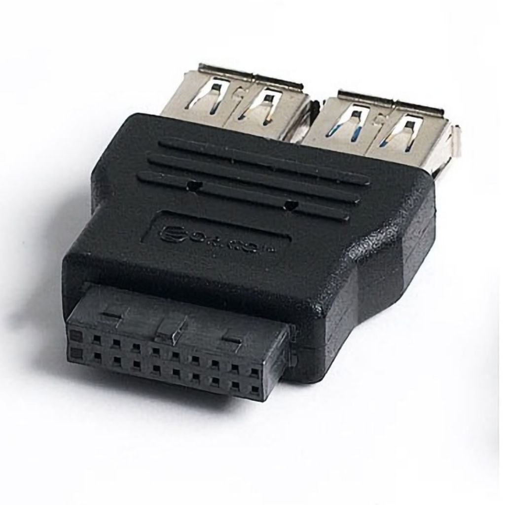 USB 3.0 Pinheader naar 2x USB A