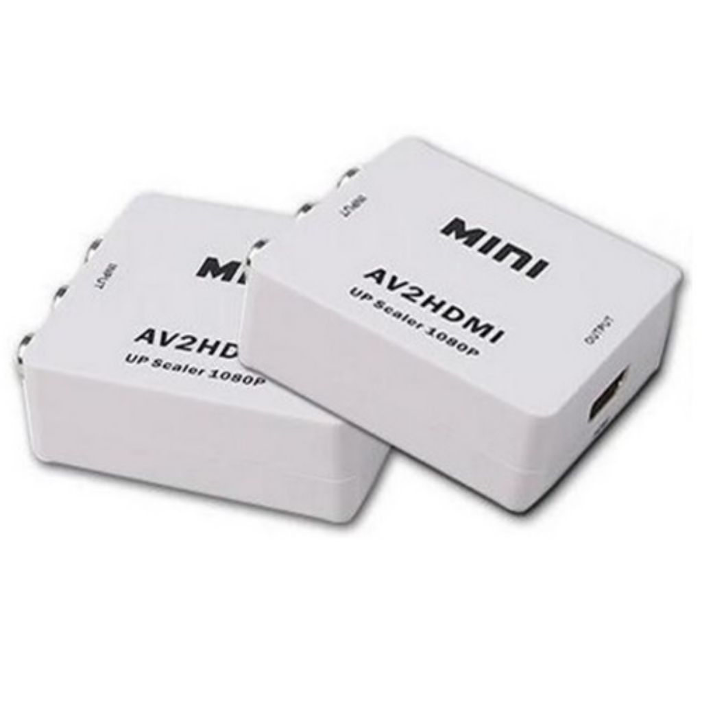 AV (CVBS) naar HDMI signaalomvormer 1080P + audio, AH08