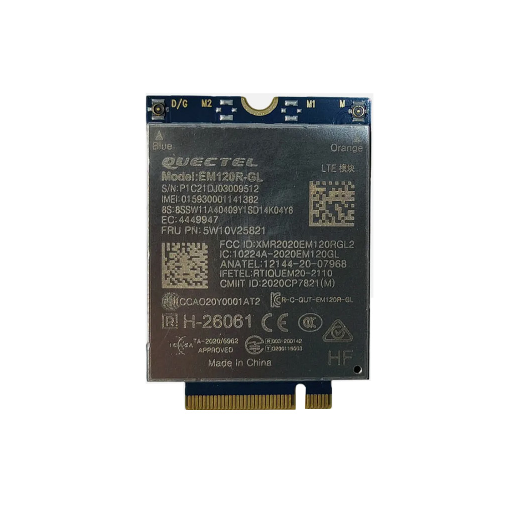 Quectel SDX24 EM120R-GL 4G LTE CAT12 PCIE WWAN module, Pulled