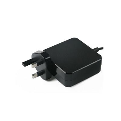 65W Universal Notebook Adapter TYPEC Type-C USB-C UK Black Automatic bulk packing