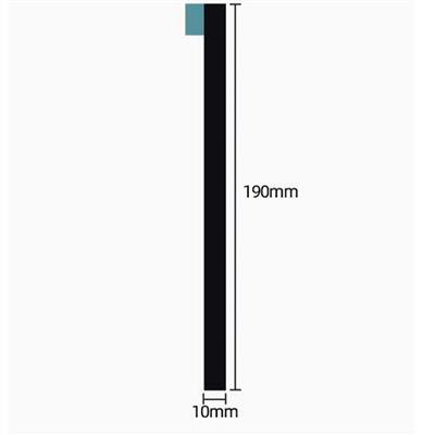 LCD Double Sided Tape For Laptop Screens Without Fixings 190*10*0.5MM Black