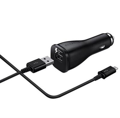 Original Samsung Car-Charger Quick Charger 2A, EP-LN915C incl. USB TYP-C Cable Black