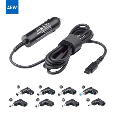 45W Universal intelligent car Charger Adapter with Multiple connectors Max