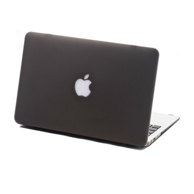 Crystal Rubberized Hard Case Cover for Macbook Air 11 A1370 and A1465 Black