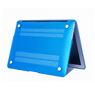 Matte Rubberized Hard Case Cover for Macbook Air 13.3 A1466 Blue