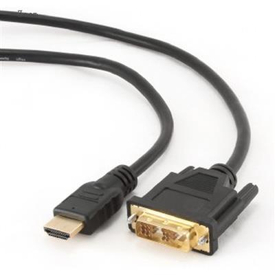 HDMI naar DVI kabel (Single Link), vergulde stekkers, 7.5m