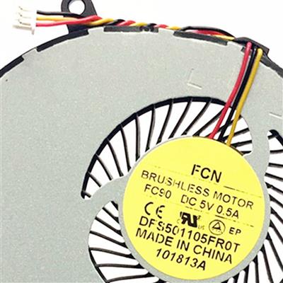Notebook CPU Fan for Medion Eraser P6661 Series, DFS501105FR0T FC90, 3 pin