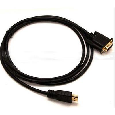 HDMI Male To VGA HD-15 Male Cable 1.5M