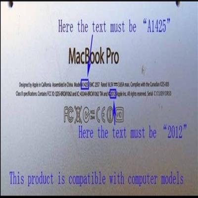 mSATA  SSD naar 2012 Apple MacBook Pro A1425 ME662 SSD