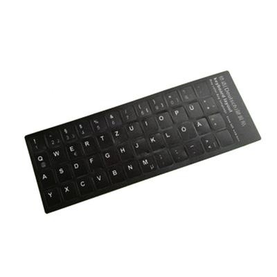Notebook Keyboard Stickers DE Black-White