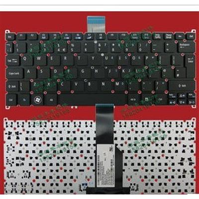 Notebook keyboard for  Acer Aspire One 725 756 UK layout without frame