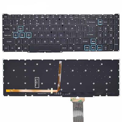 Notebook keyboard for Acer Nitro AN515-54 AN517-51 with white backlit