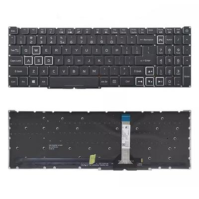 Notebook keyboard for Acer Nitro AN515-56 AN515-57 with full colour backlit