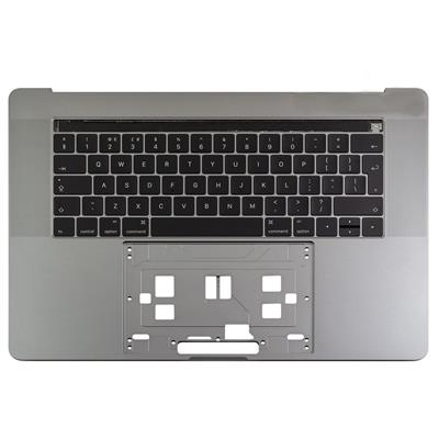 Notebook keyboard for Apple Macbook Pro A1707 with topcase touchpad grey big 'Enter'