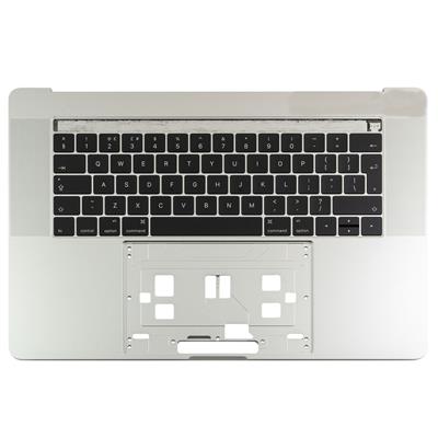 Notebook keyboard for Apple Macbook Pro A1707 with topcase touchpad silver big 'Enter'