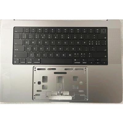 Notebook keyboard for Apple MacBook Pro 16 " A2485 A2780 with topcase Grey